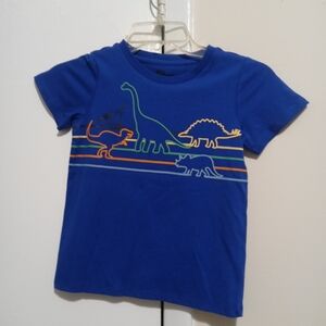 Epic Threads Boys 3 Dinosaurs T-shirt S/Sleeve Crew Neck Size 5